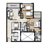 135m Apartment Master plan in Azadir